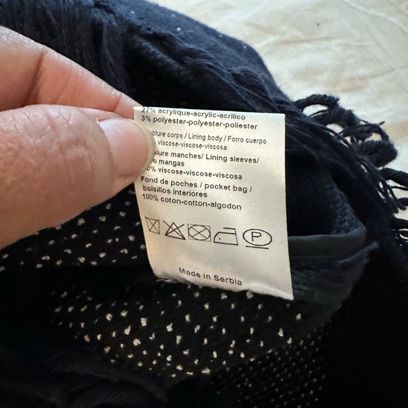 Sandro Paris Tweed Fringe Venice Jacket - Picture 8 of 12